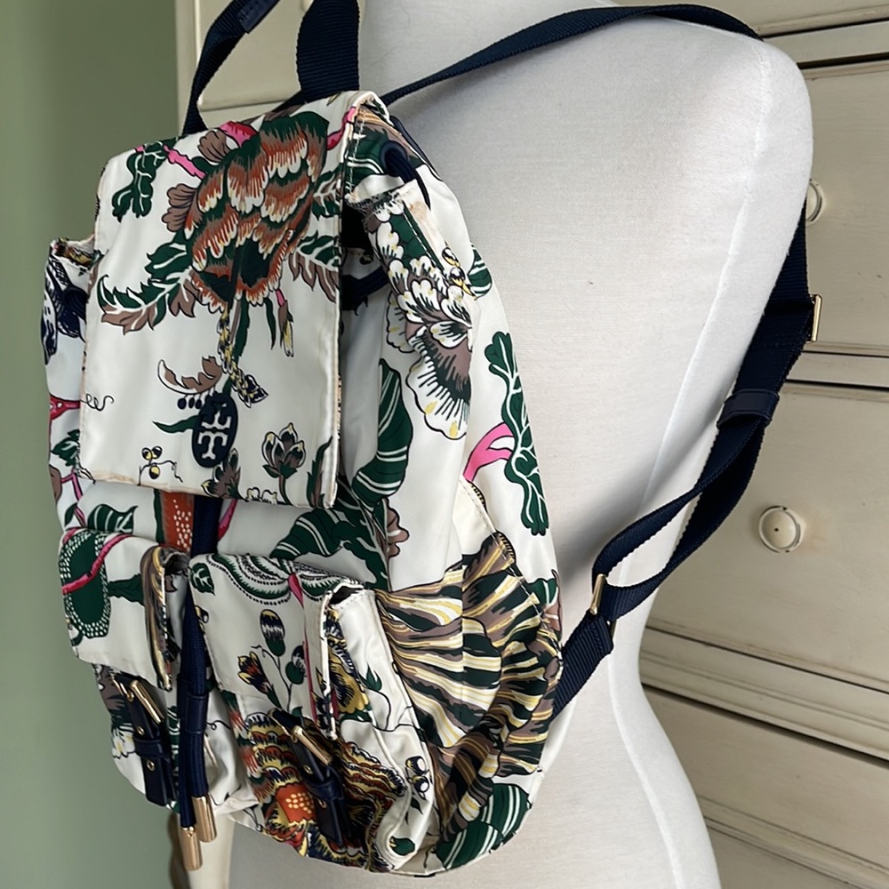 Tory Burch Tilda Happy Times Backpack - Picture 10 of 13